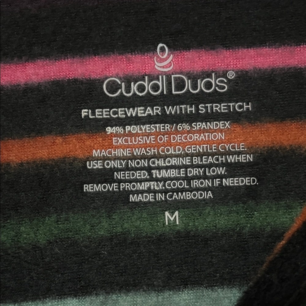 Cuddl Duds Long Sleeve Fleece Top - Picture 3 of 3